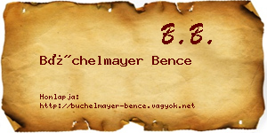Büchelmayer Bence névjegykártya